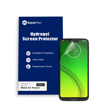 Motorola Moto G7 Power Compatible Premium Hydrogel Screen Protector With Full Coverage Ultra HD